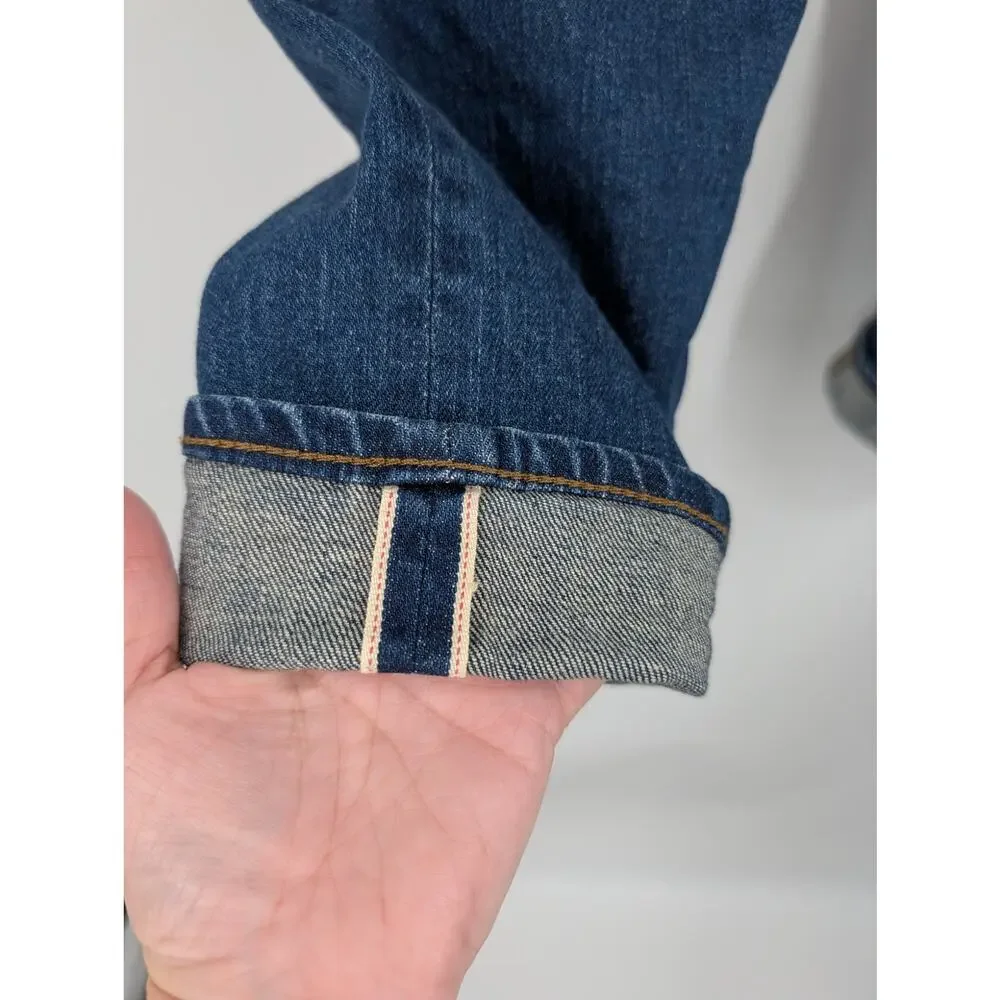 J Crew Selvedge Matchstick Dark Wash Denim Size 29 Casual Comfort Errands Staple